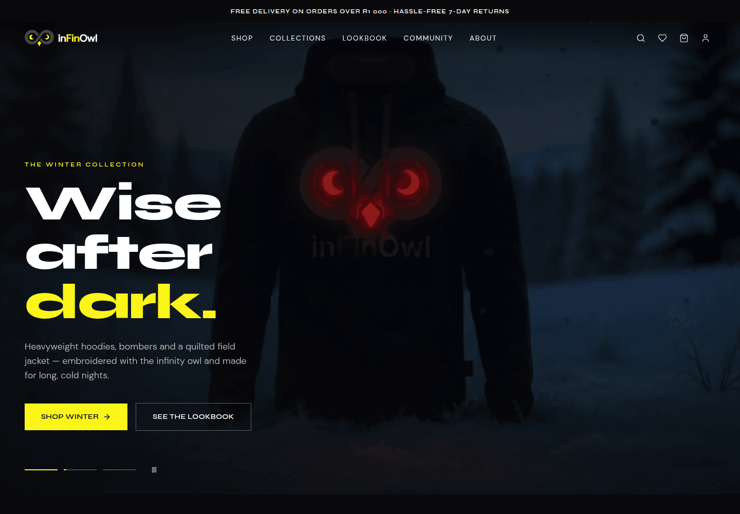 inFinOwl — E-commerce platform