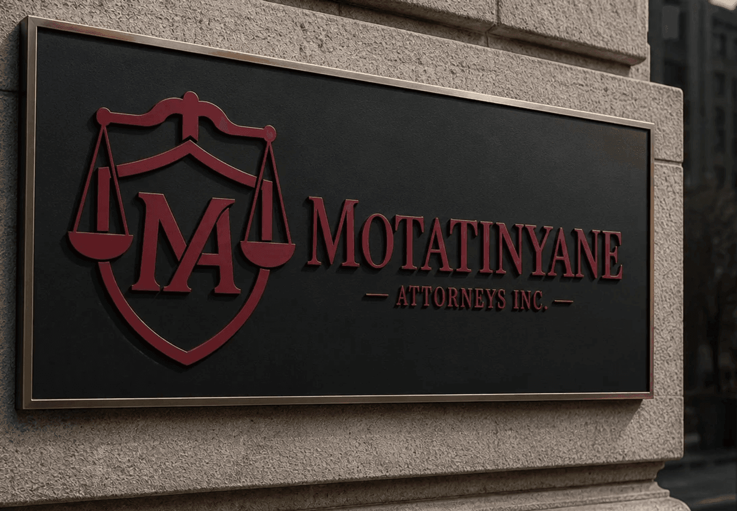 Motatinyane Attorneys — Logo & identity