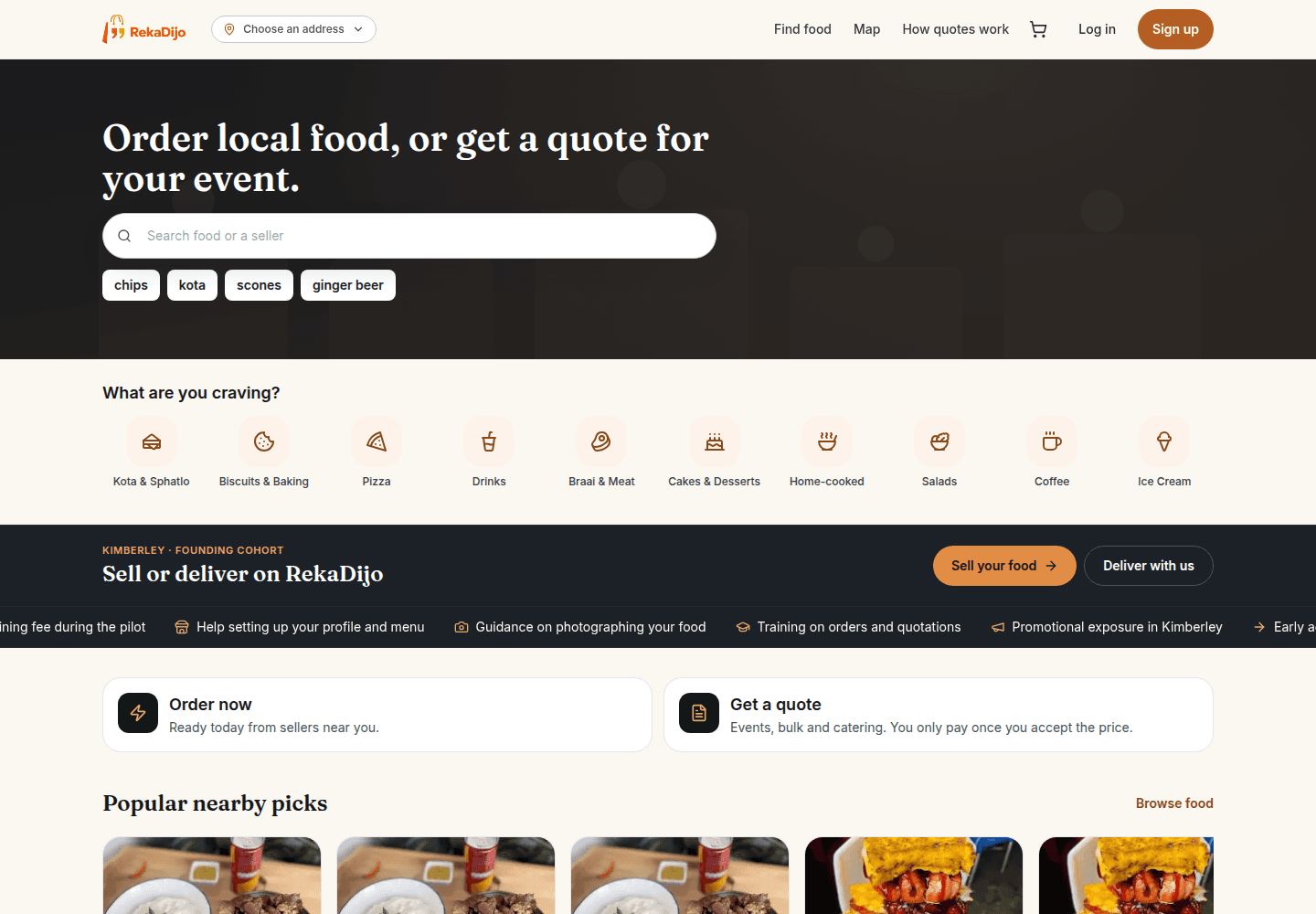 RekaDijo — Marketplace web app